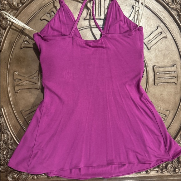 Sky brand rhinestone-belted halter club cocktail Sexy Top - Picture 4 of 5